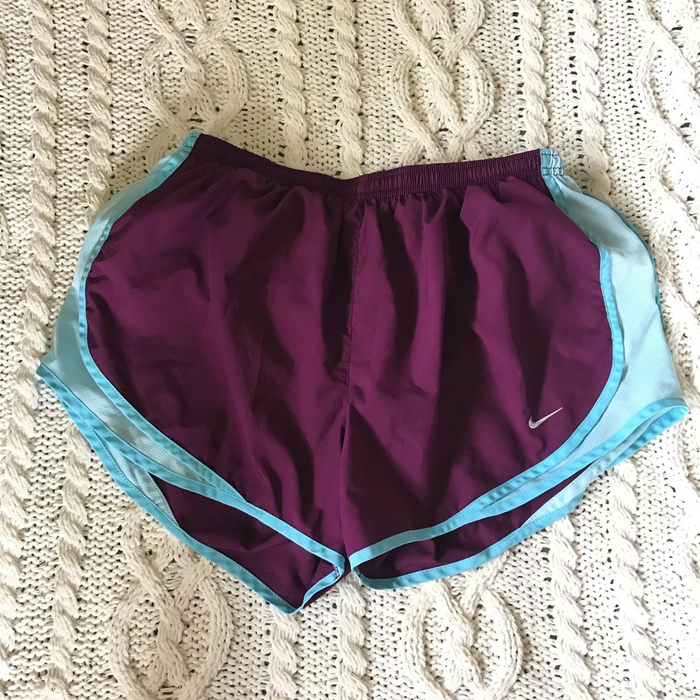 Nike running shorts.